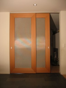 Massivholzschiebetüre