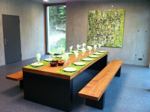 Tisch gedeckt 2 Büro Hauri